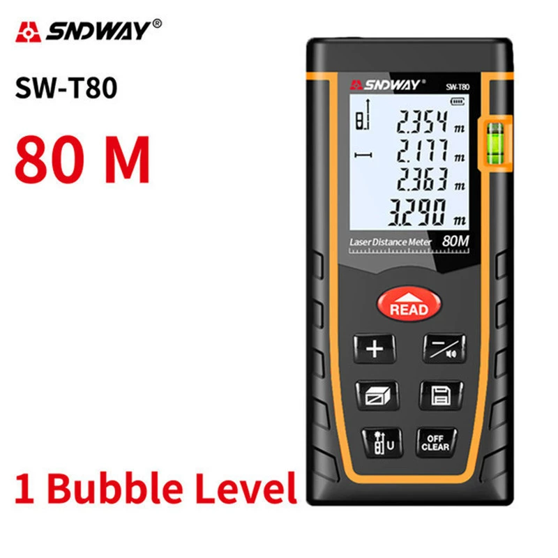 SNDWAY Deep Dawei Лазерный дальномер Инфракрасный дальномер Высокая точность лазерная линейка Электронная линейка измеритель комнаты