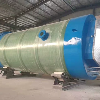 慧聚 玻璃钢一体化雨水污水提升泵站 一体化预制泵站 玻璃钢泵站
