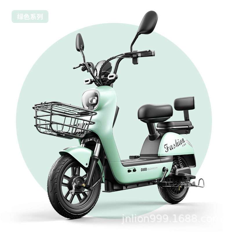 2024 nuevo coche eléctrico estándar nacional bicicleta eléctrica para niñas coche de batería pequeño adulto scooter de estudiantes ligeros