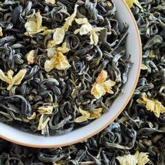 电商专用茉莉花茶散装浓香型炒花飘雪源头厂家批发茉莉花茶
