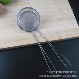 10cm filter oil mesh leakage 201 non-magnetic stainless steel ultra-fine encryption colander household filter fried oil grid wholesale