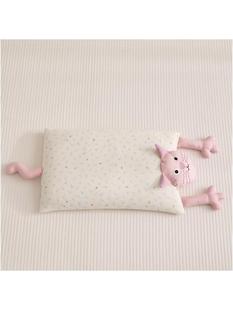 Cute Cat Double-Layer Gauze Buckwheat Pillow Children's Pure Cotton Low Pillow Core Single Removable Pillow