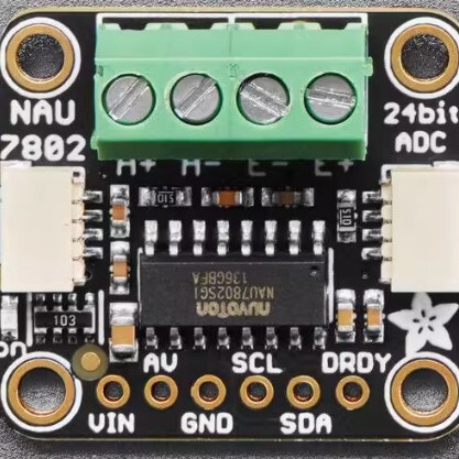 4538 Nau7802 24-Bit Adc - Stemma Qwiic Data Conversion Pressure Module 4538 Nau7802 24-Bit Adc - Stemma Qwiic Data Conversion Pressure Module