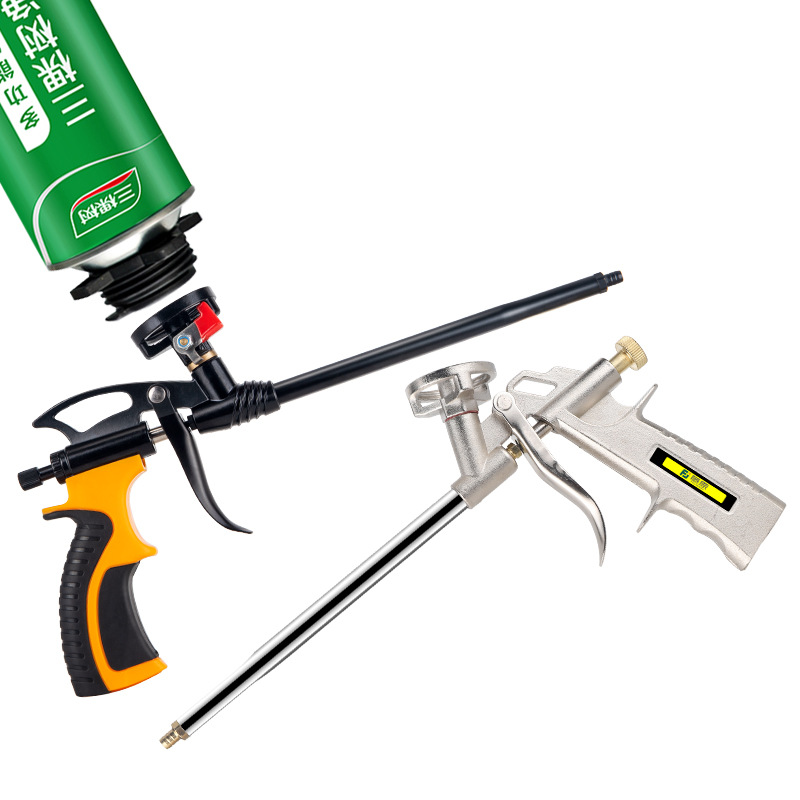 藤原泡沬胶枪可调式全氟碳易清洗门窗填缝枪聚氨酯蓬胀泡沫发泡枪