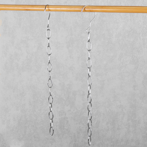 Galvanized chain clothes drying line stainless steel wardrobe storage chain multi-functional clothing store hanging clothes rack hanging clothes