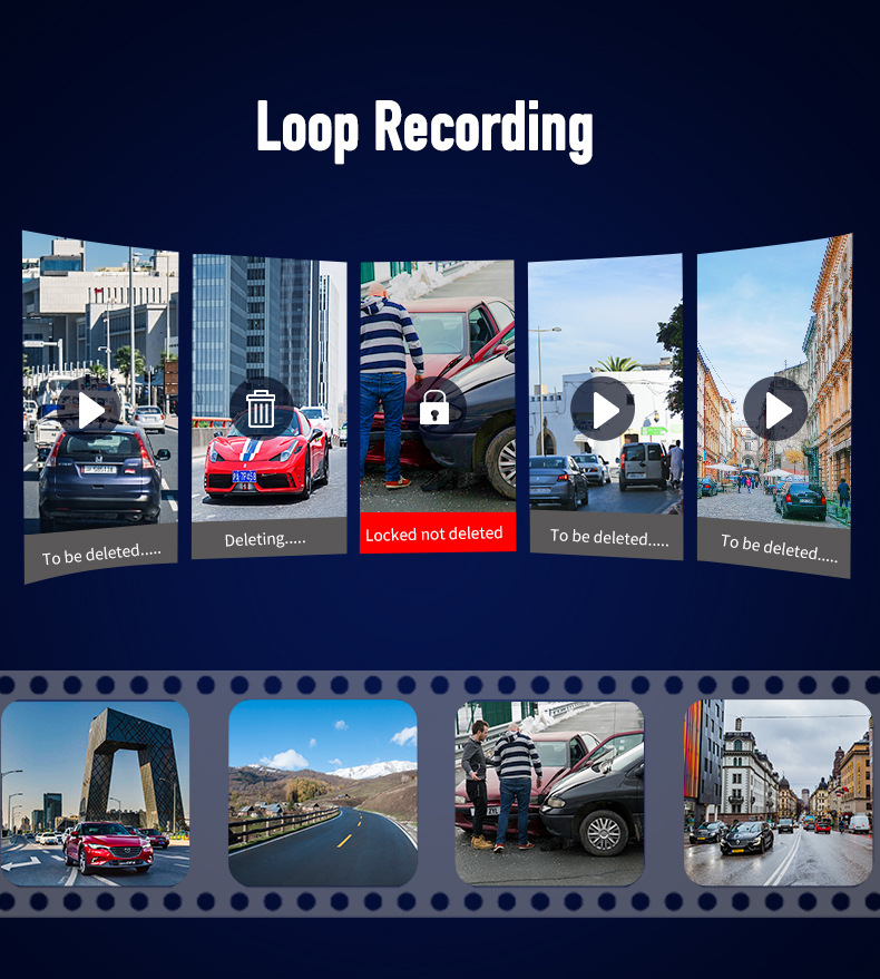 Cross-border 4G dashcam with four 4K cameras, remote monitoring, 24-hour surveillance, ADAS, BSD warning, and fleet management