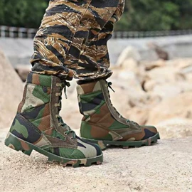 战术靴;户外迷彩;迷彩服