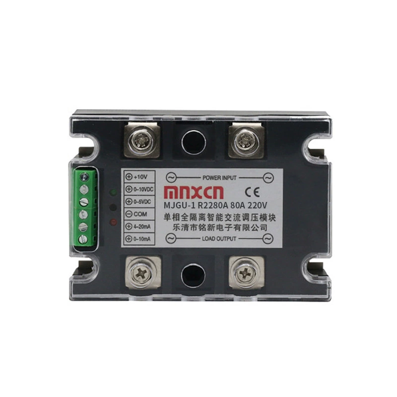 Продажа 80A твердотельный регулятор давления надпись (MNXCN) MJGU-1 R2280 полная изоляция однофазный регулирующий модуль