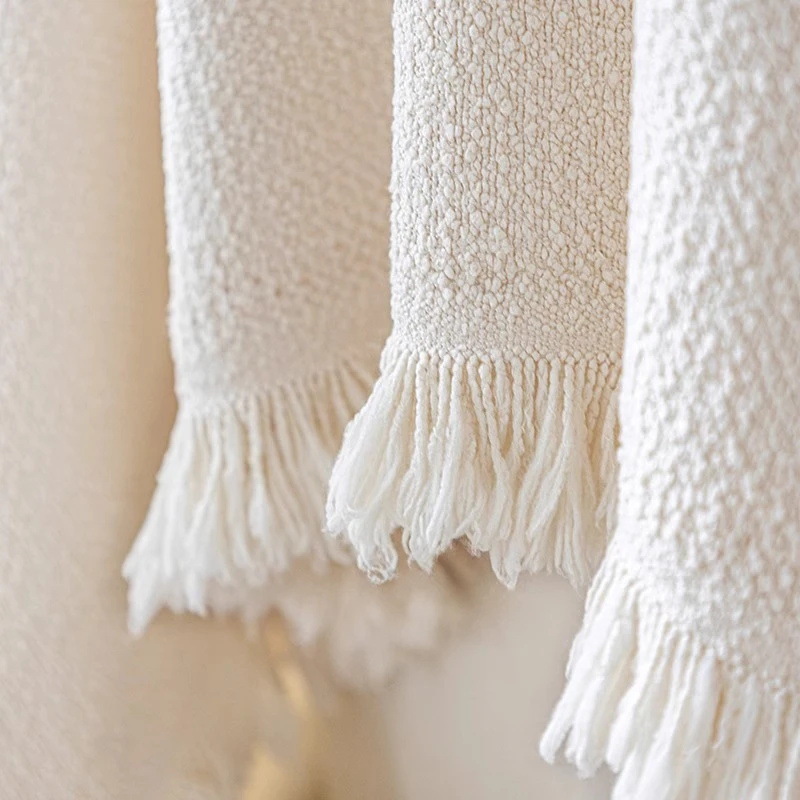 Toalla de sofá impermeable, cubierta de sofá antideslizante universal de cuatro estaciones, simple y alta sensación de cojín de sofá en línea recta