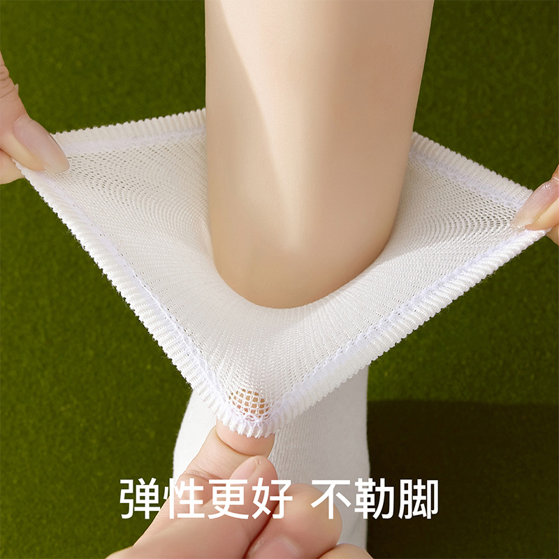Calcetines de primavera y otoño, calcetines de mujer transpirables, antiolor, calcetines de mujer al por mayor con zapatos de Lefour.
