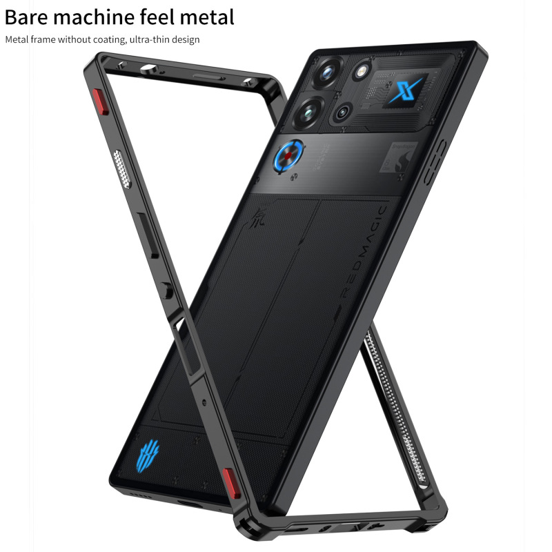 国境を越えて適用される Red Magic 10PRO 海馬バックルフレーム携帯電話ケース 9SPRO アルミニウム合金スーパーカー冷却落下防止保護カバー|undefined