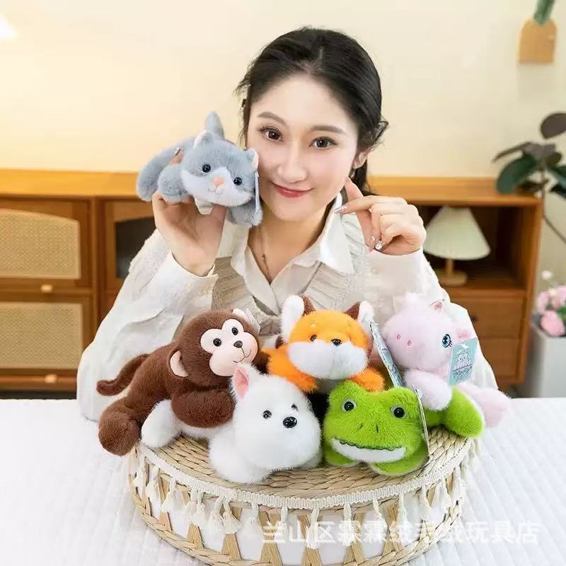 可爱躺平毛绒玩具掌中宝玩偶水豚熊猫公仔安抚陪伴娃娃儿童小礼物|undefined