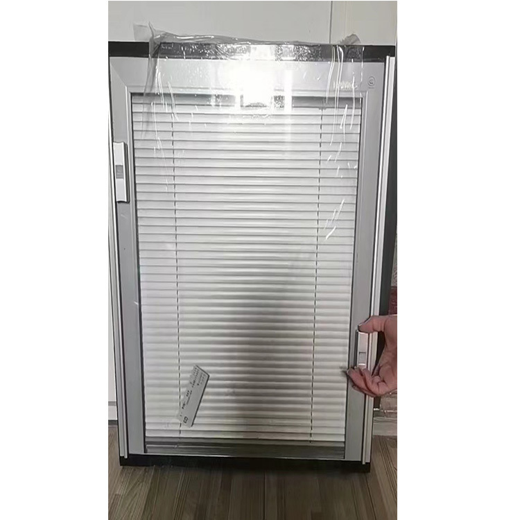 Foshan Manufacturer Customized Built-In Louvered Aluminum Alloy Swing Door, Insulated Glass Manual Louvered Single Door Foshan Manufacturer Customized Built-In Louvered Aluminum Alloy Swing Door, Insulated Glass Manual Louvered Single Door