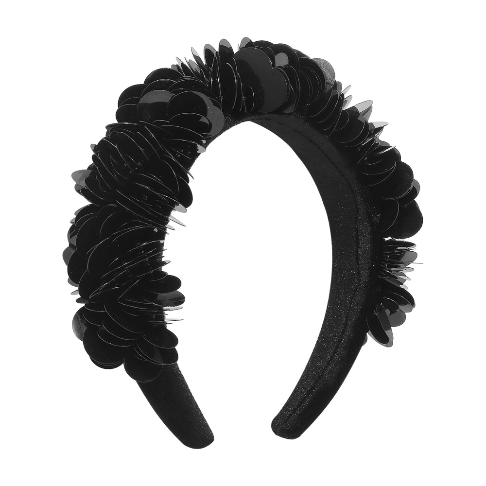 European And American Style Hair Accessories Exaggerated Ethnic Style Sequined Headband Wholesale display picture 3