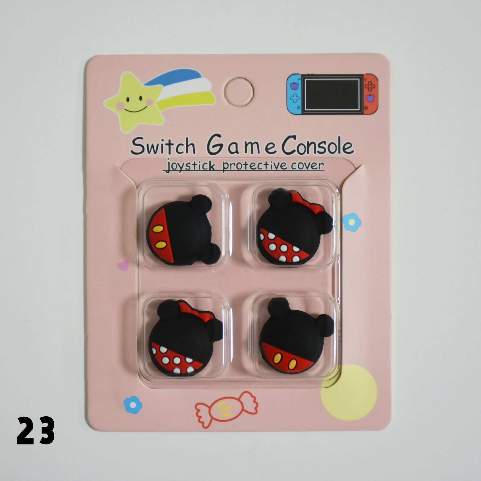 Tapa basculante de silicona de Nintendo Switch de dibujos animados NS Lite tapa basculante tapa protectora mango tapa protectora basculante