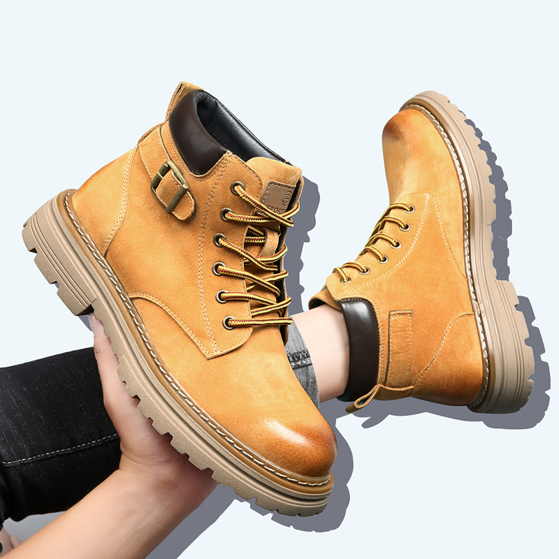 7271 남성 신발 옐로우 싱글 안감