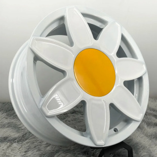 Sunflower 10,000-ton forged 17-inch wheel hub 5x 100 white for Volkswagen Beetle