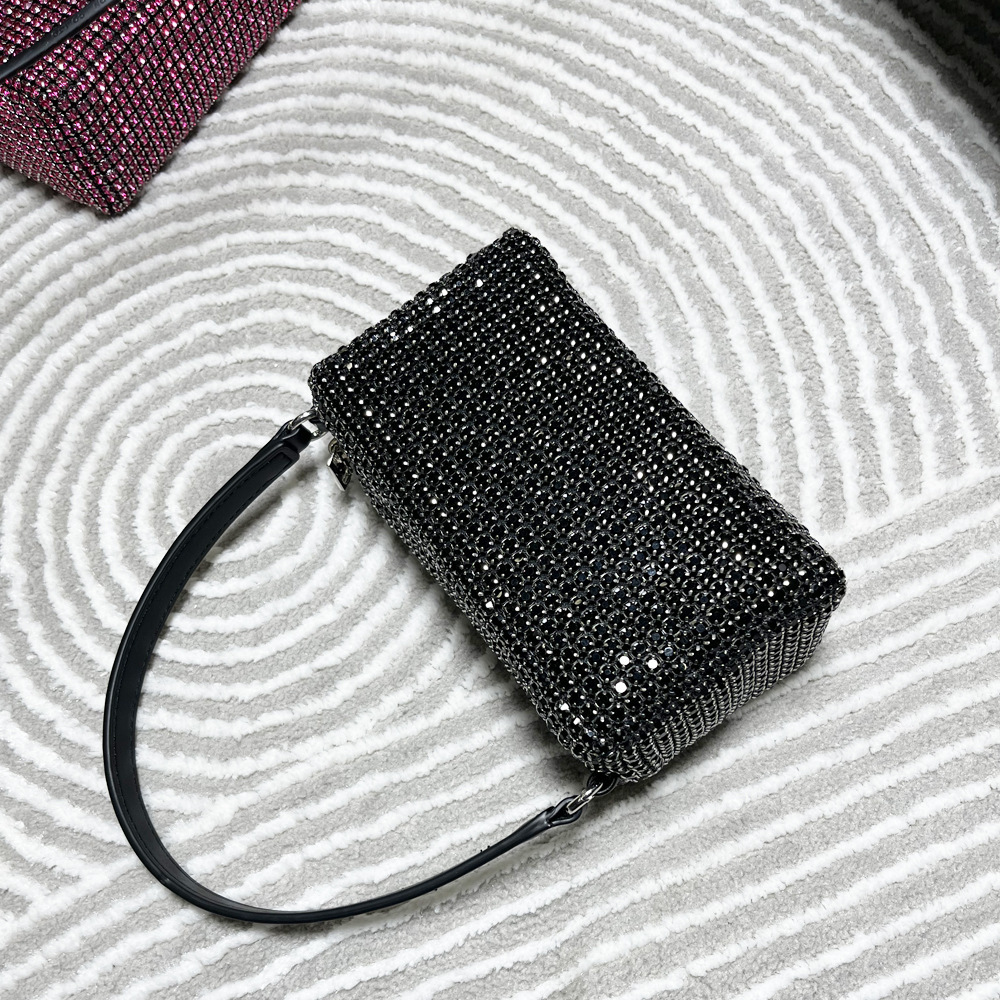 Borsa da donna transfrontaliera piena di diamanti borsa a tracolla borsa a tracolla con strass lucidi borsa da donna fatta a mano borsa da donna con diamanti_voghion.com