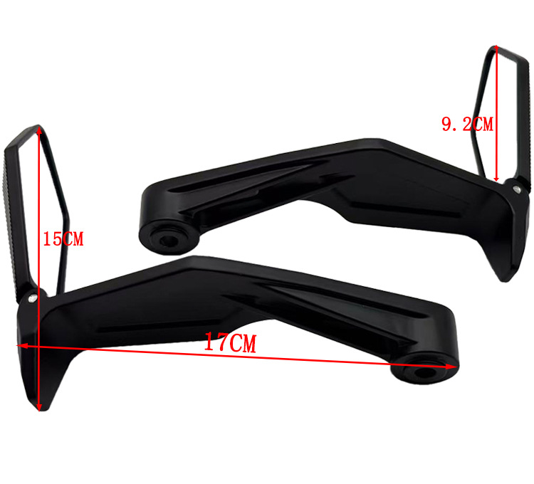 Customized Motorcycle Electric Vehicle Modified Bow Guard Folding Handlebar Rearview Mirror Mavericks No. 9 Hand Guard Handlebar Reflector