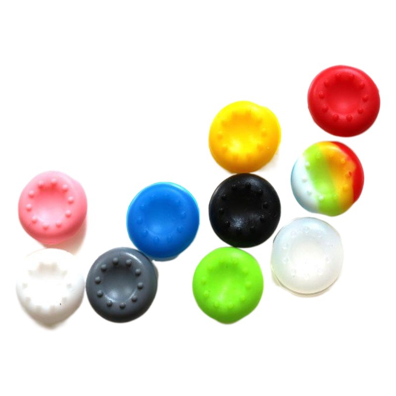 Casquillo del eje de balancín PS4 PS5 casquillo del silicón Xbox un casquillo del eje de balancín de la manija casquillo del silicón de diez puntos casquillo pequeño de la serie