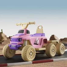 兒童電動車四輪小孩自駕電動沙灘車可坐人寶寶玩具車充電童車新品