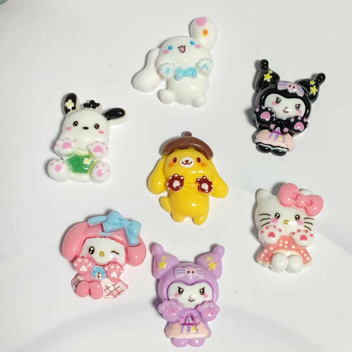 Large Cartoon Cat Claw Sanrio DIY Resin Accessories Handmade Hairpin Shoe Buckle Cream Glue Mobile Phone Case Refrigerator Magnet