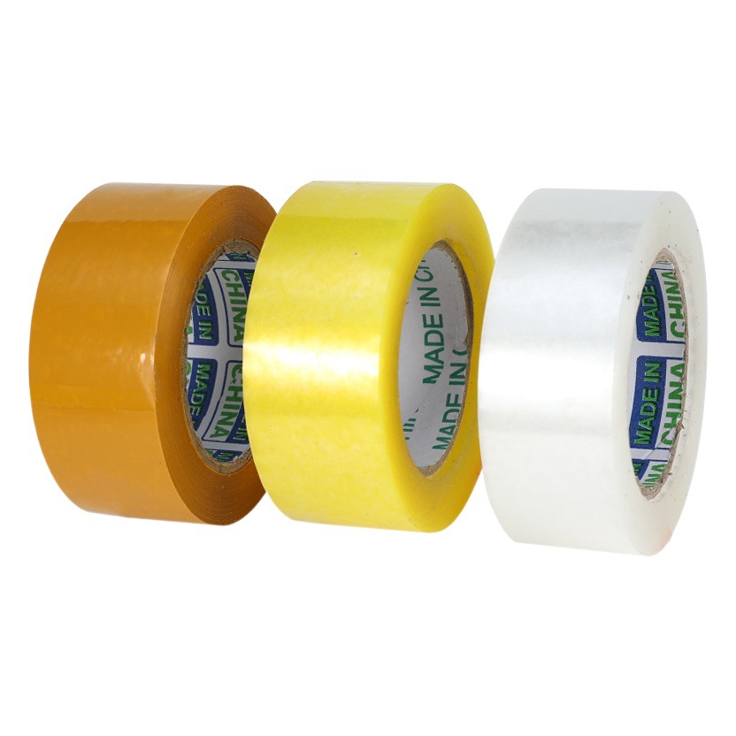 Cinta adhesiva al por mayor, embalaje expreso, sellado, cinta adhesiva, caja completa, gran cantidad al por mayor, cinta adhesiva amarilla de color