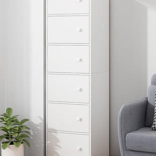 Small Cabinet Storage Cabinet Chest of Drawers Bedroom Vertical Cabinet Storage Cabinet Living Room Wall Wooden Drawer Cabinet Chest Storage Cabinet
