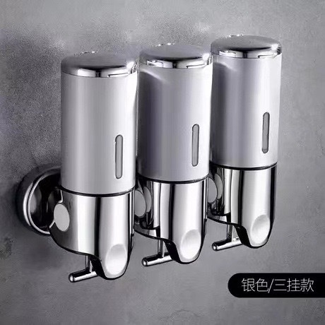 Dispensador de Jabón Manual de Pared de Plástico ABS Galvanizado para Baño y Hotel image 17