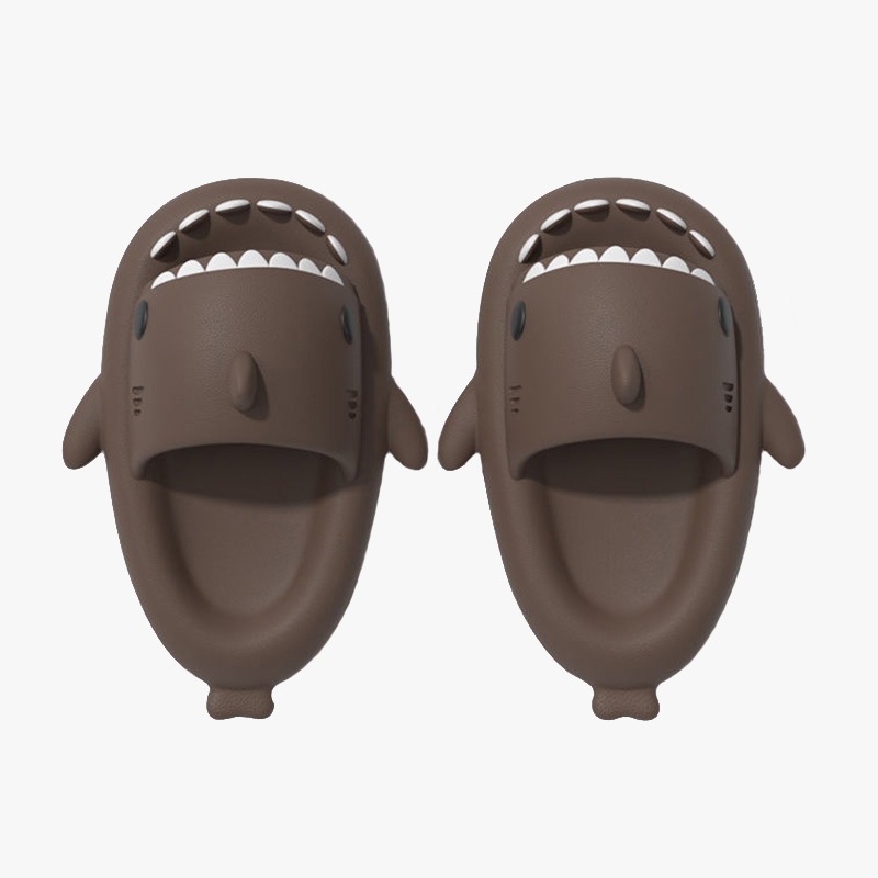 Sandalias para niños de tiburón transfronterizo sandalias niños 2023 de verano nuevos niños EVA Luz de mierda sensación casa zapatillas niñas