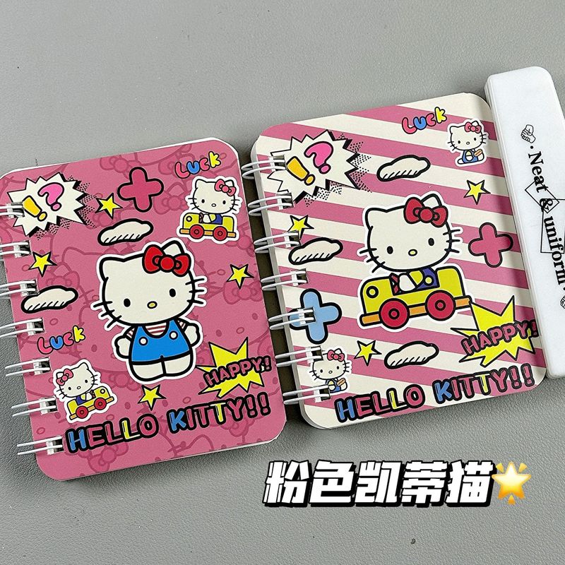 ハローキティ インスタイル 漫画ノート A7 コイルノート 高価値 ミニポケットノート 学生ギフト|undefined