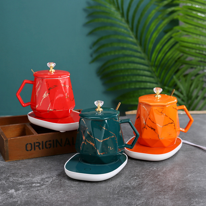 Lightning pattern mug big belly ceramic cup Nordic ins coffee cup Personalized marble pattern office cup