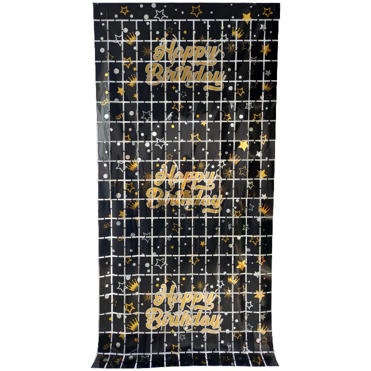 Beauty Sea 1.2m cortina de lluvia de Halloween decoración de Navidad decoración de pared de cumpleaños decoración de plástico