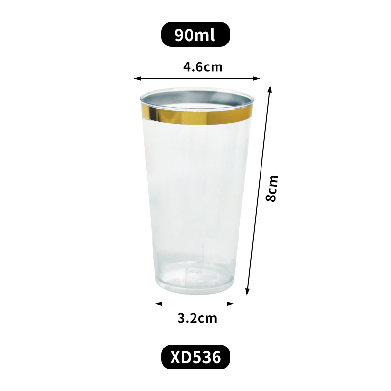 Amazon transfronterizo desechable PS taza de plástico transparente dura taza de pastel de mousse taza cuadrada con cubierta y cuchara conjunto