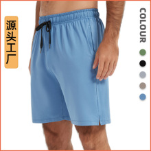 丝格图运动跑步短裤男士夏季高弹健身速干中裤户外训练篮球短裤子