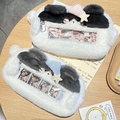 眠いぬいぐるみ星子猫鉛筆バッグニッチ高価値大容量文具収納袋化粧品袋文具箱