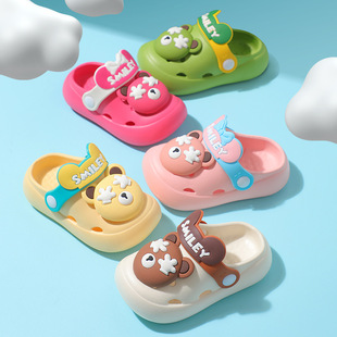 Children's hole shoes summer EVA wholesale closed toe slippers non-slip lightweight soft bottom outdoor slippers for boys and girls 1-9 years old