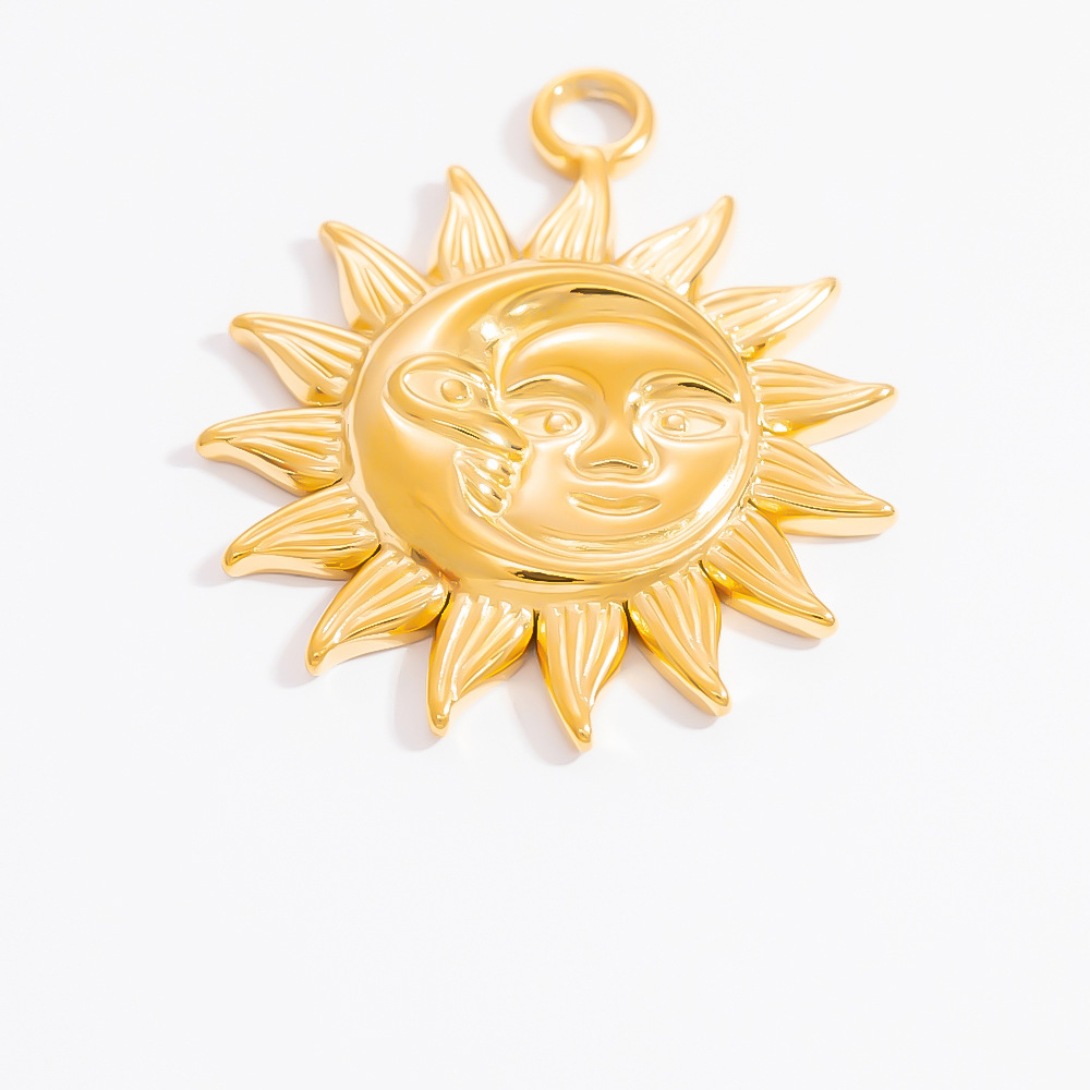 Pendant Jewelry Making Type 1 Piece 304 Stainless Steel PVD Coated Real Gold Plated Starfish Flower Butterfly Pendant DIY Ornament Accessories