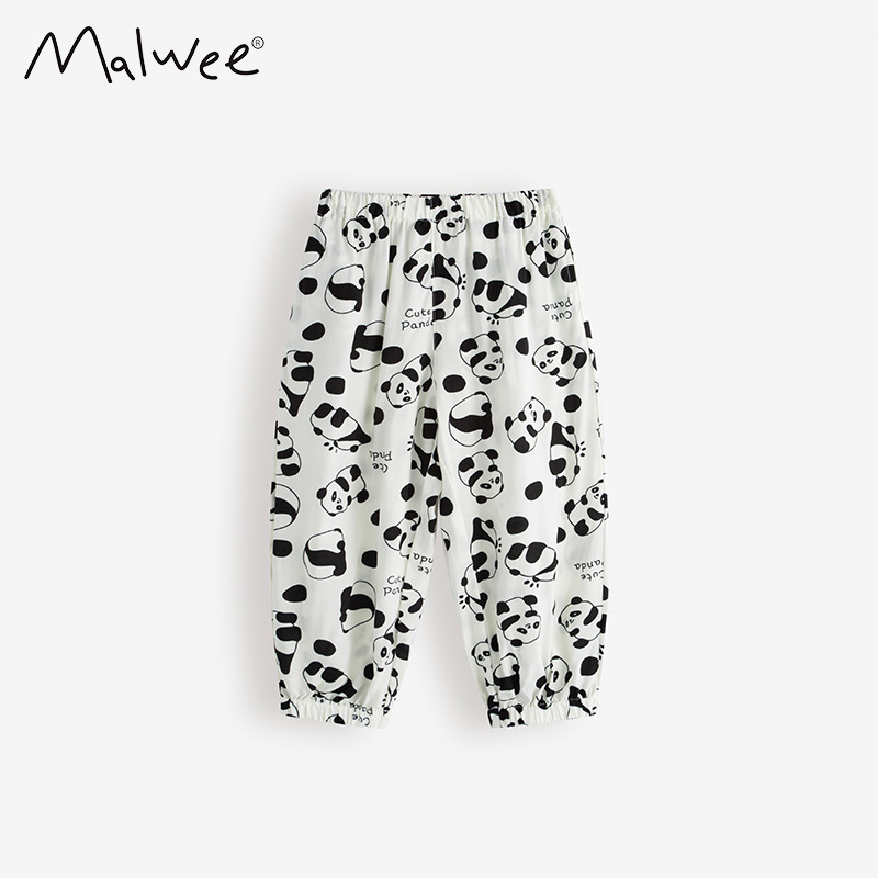 Pantalones antimosquitos transfronterizos malwee para niñas, pantalones casuales de verano europeos y estadounidenses, pantalones deportivos suaves y transpirables