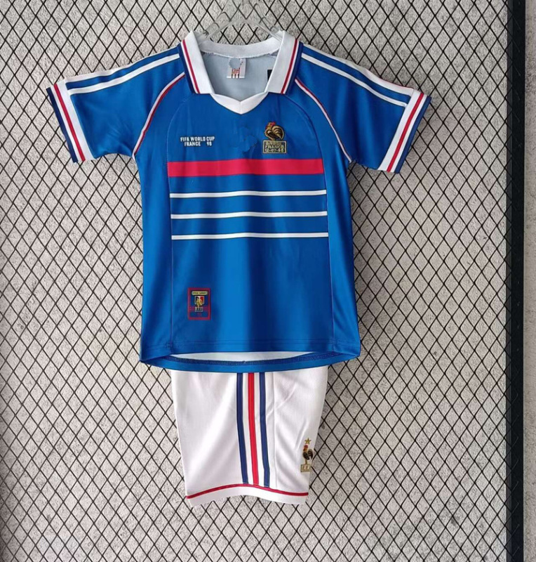 レトロサッカーユニフォーム半袖子供服スーツバルセロナレアルマドリードジャージインテルナツィオーネ代表チームブラジルアルゼンチンベビー服|undefined