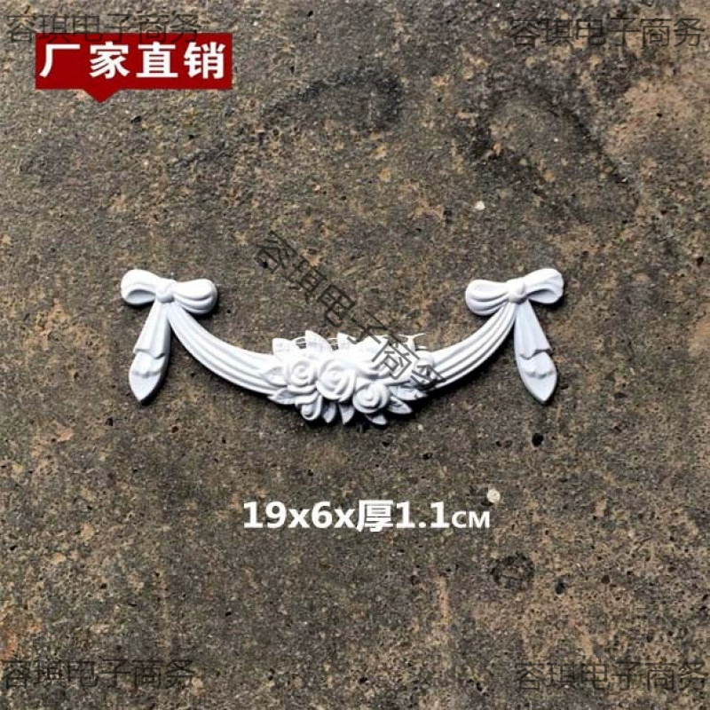 Декоративная тарелка с бантом, аксессуары, декоративные цветы, наклейки с бантом в виде розы, декоративная тарелка в стиле ретро, ​​тисненые наклейки