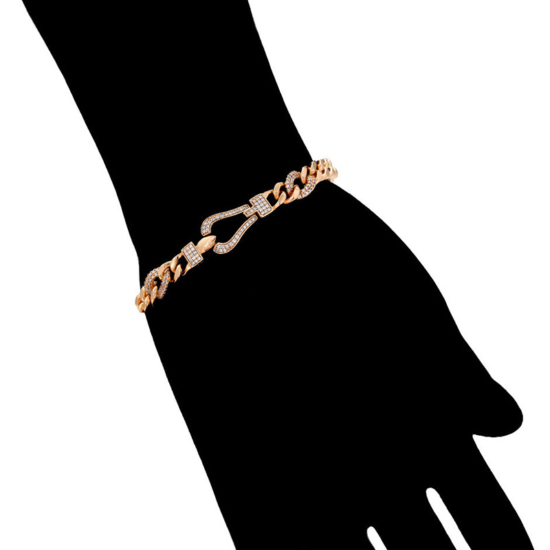 Aleación Xuping de otoño y invierno cadena de reloj Europa y América de moda transfronteriza nicho dominante pulsera de verano mujer sensación de joyería