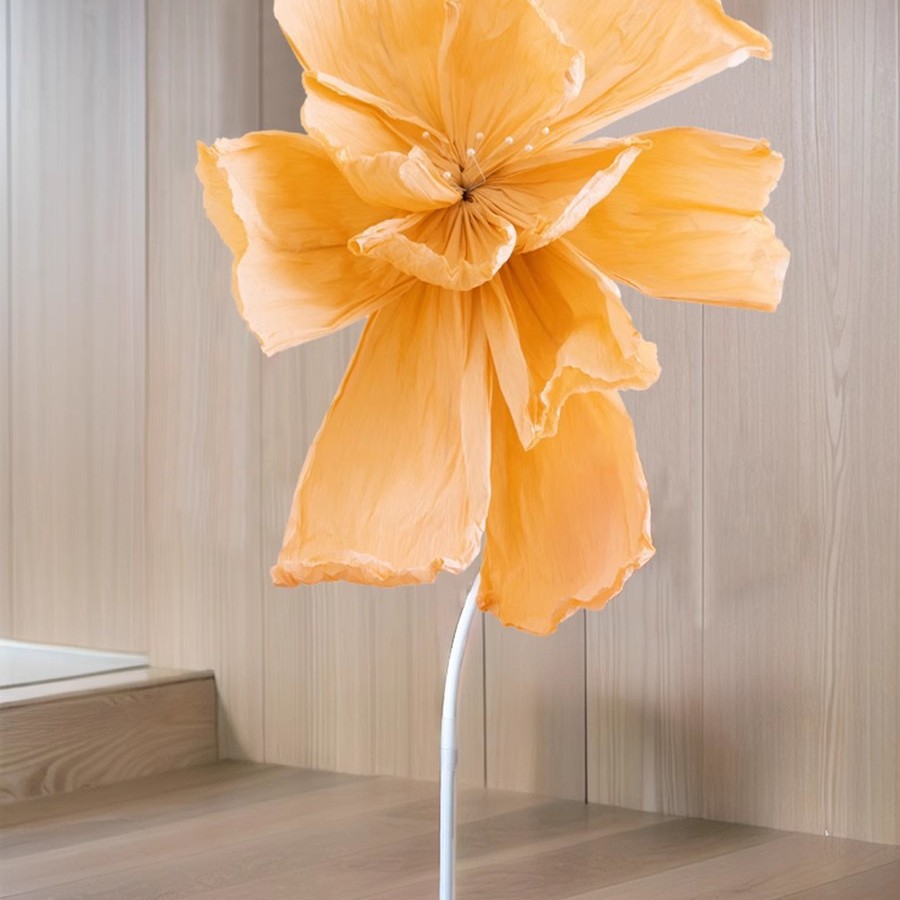 샴페인 초대형 종이 연 꽃