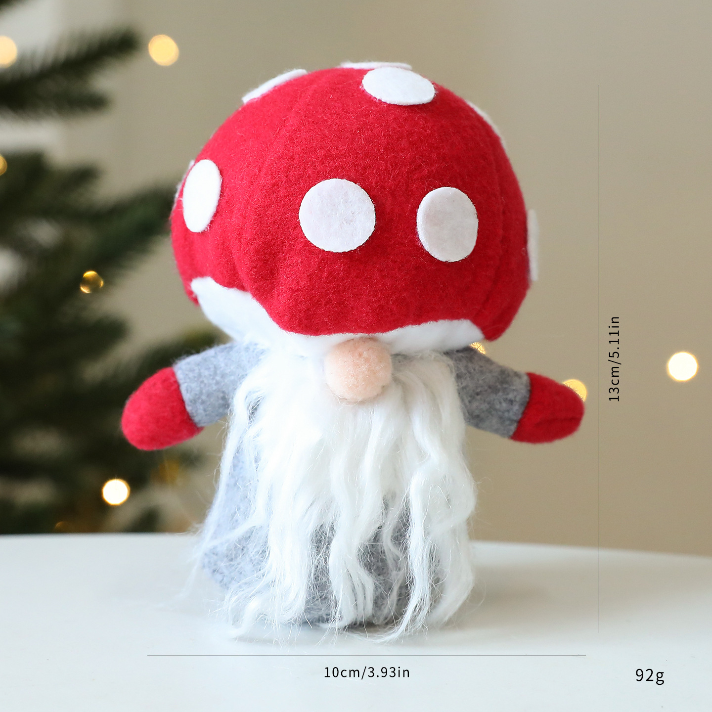 Pascua nueva cabeza de hongos rojos y verdes enanos decoraciones de Pascua decoraciones de ventanas decoración