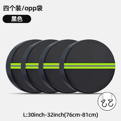 Tire Cover Snow Tire Storage – Spare wheel cover - green-reflective-strips-l-size-4-pack-30-32inch76-81cm-24-26inch