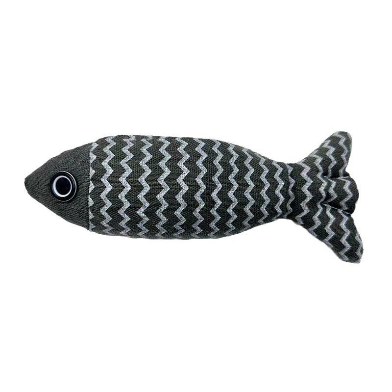 猫のおもちゃの麻布の波の小さい魚はミントの猫の犬を含んでいます。