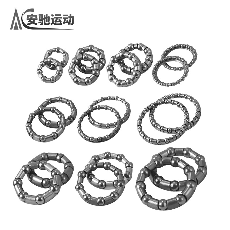Bicycle front fork Ball Bowl set Bicycle bead frame mountain bike Head delantero medio eje trasero de una sola pieza accesorios de rodamiento de marco de bola