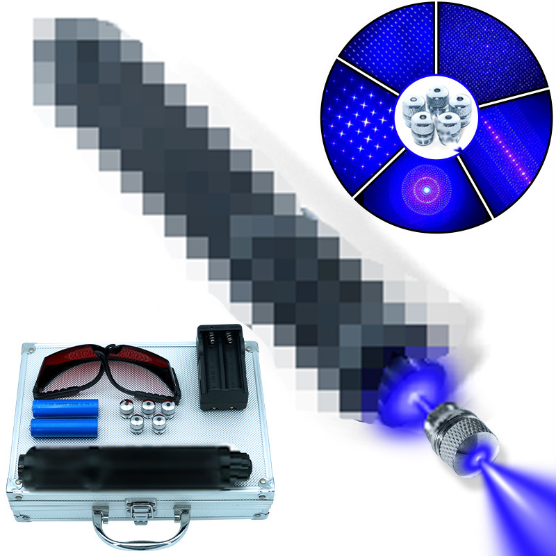 B017 Outdoor Exploration High-Power Blue Light Strong Light Long-Range Laser Terrain Indication Mountain Climbing Rescue Signal Tool