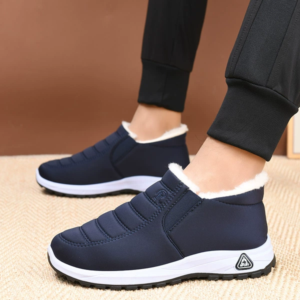 LM01 blue cotton shoes for men