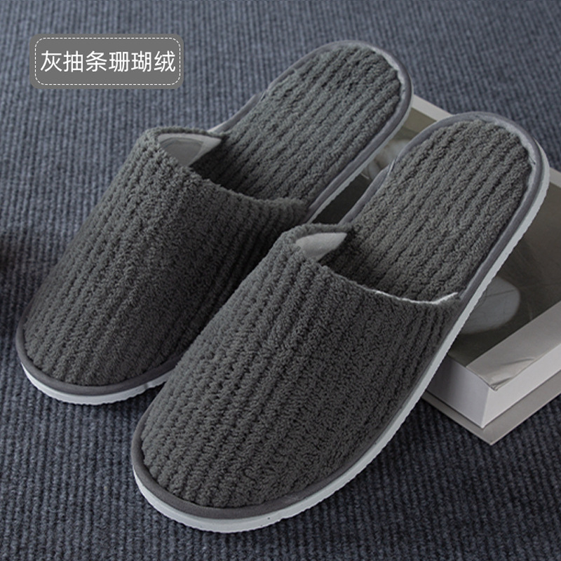 ホテルの使い捨てスリッパ、B&Bの特別な客室用品、ホテルのおもてなし、厚みのある美容室の滑り止めスリッパ卸売|undefined